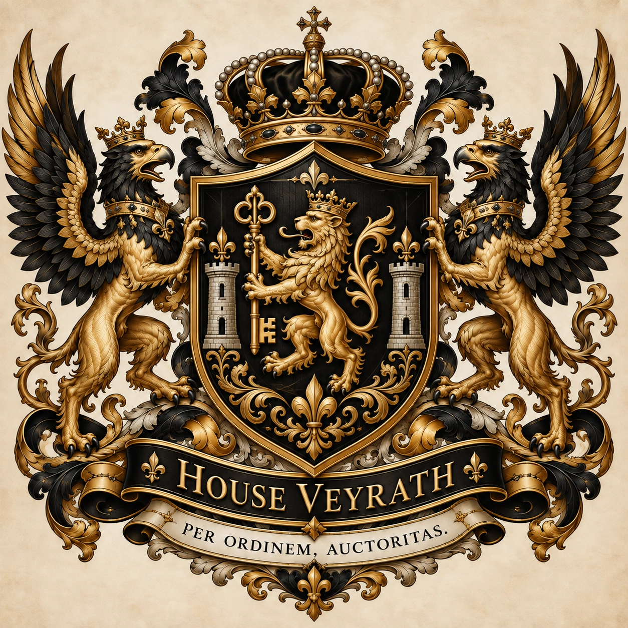 Official coat of arms of House Veyrath